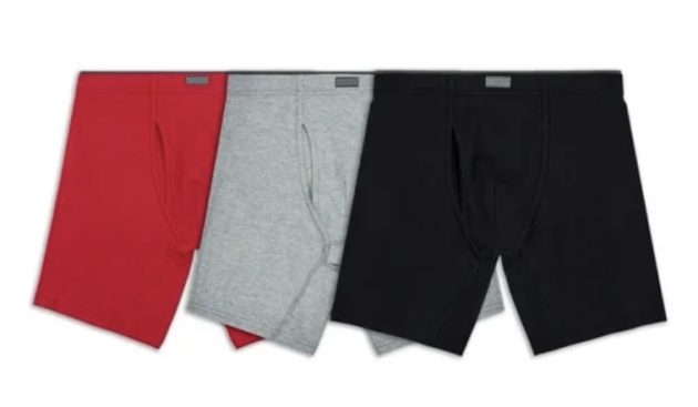 Fruit of the Loom Men's Crafted Comfort Boxer Briefs, 3-Pack